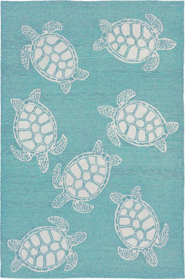 Trans Ocean Frontporch Turtle Blue by Liora Manne Fashion