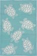 Trans Ocean Frontporch Turtle Blue by Liora Manne Fashion