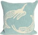 Trans Ocean Frontporch Mermaids Blue by Liora Manne Supply