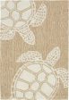 Trans Ocean Frontporch Turtle Ivory Cream by Liora Manne Hot on Sale