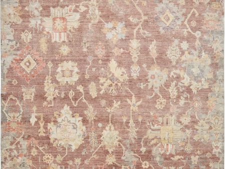 Ancient Boundaries Ancyra ANC-06 Soft Merlot Area Rug Online Sale