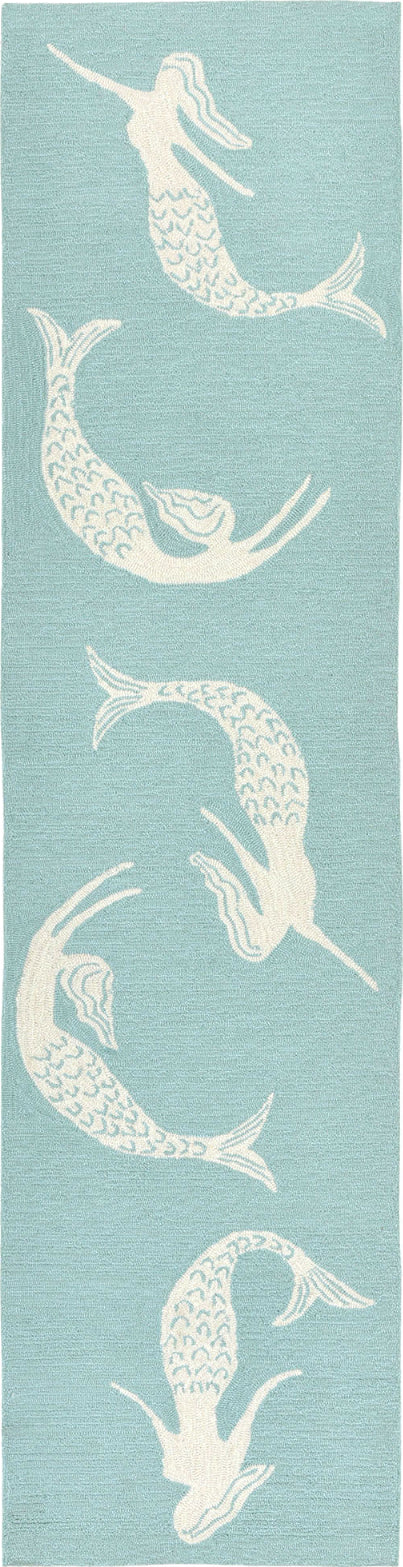 Trans Ocean Frontporch Mermaids Blue by Liora Manne Supply