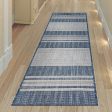 Trans Ocean Carmel 8435 33 Stripe Navy Area Rug by Liora Manne Cheap