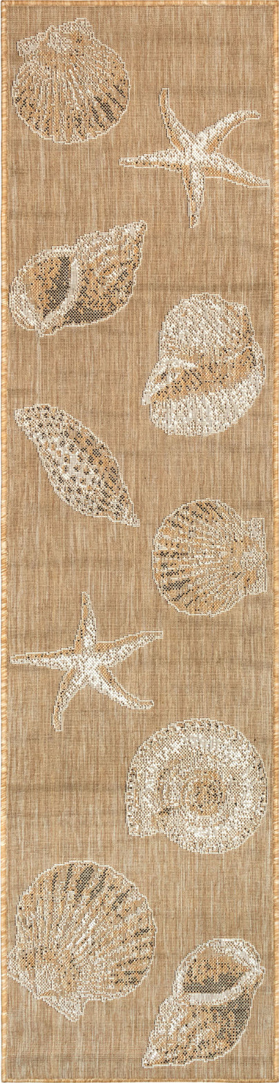 Trans Ocean Carmel 8414 12 Shells Natural Area Rug by Liora Manne For Cheap