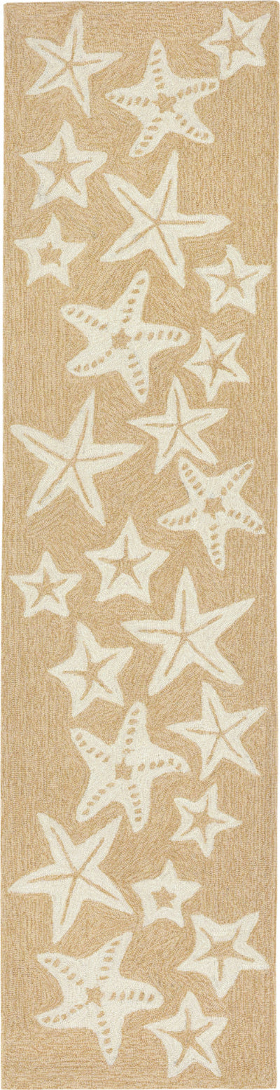 Trans Ocean Frontporch Starfish Ivory Cream by Liora Manne on Sale