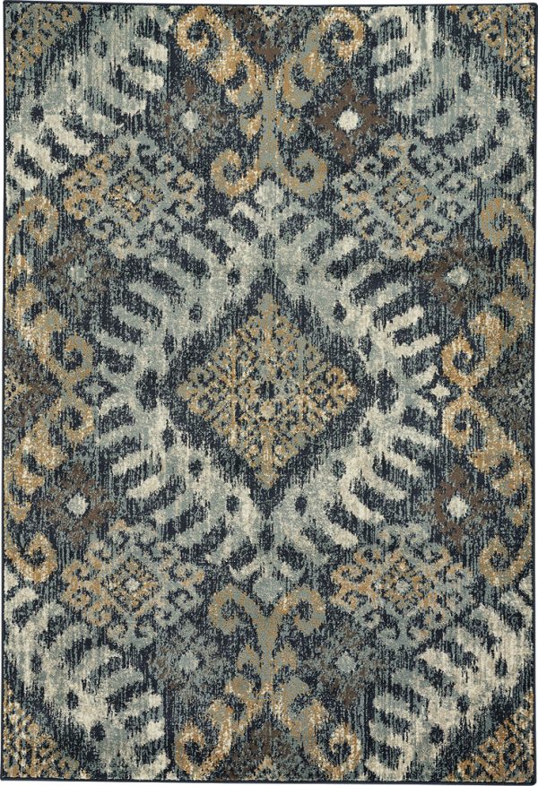 Capel Jacob-Diamond 4818 Azure Yellow Area Rug Online Sale