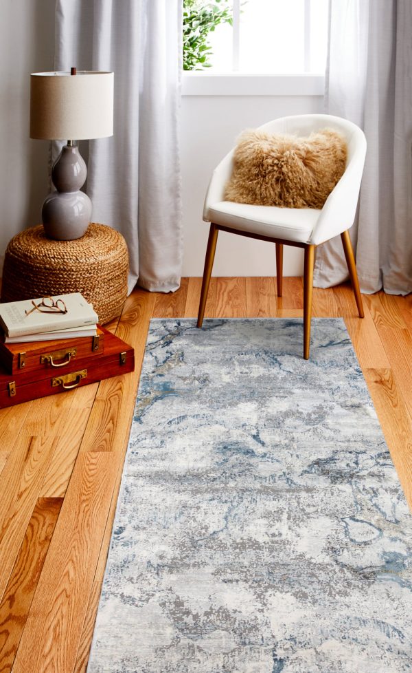 Bashian Allure A161-ALR102 Grey Blue Area Rug For Cheap