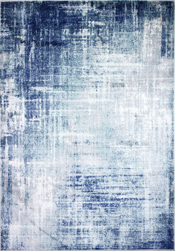 Bashian Barcelona B127-BH126 Ivory Blue Area Rug Supply