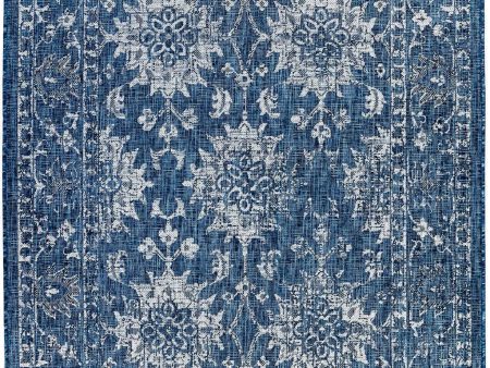 Trans Ocean Carmel 8418 33 Vintage Floral Navy Area Rug by Liora Manne Discount