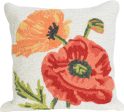 Trans Ocean Frontporch Icelandic Poppies Ivory Cream by Liora Manne Cheap