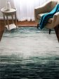 Trans Ocean Aurora 2853 03 Strata Blue Area Rug by Liora Manne For Cheap