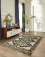 Trans Ocean Ashford 8139 03 Diamond Trio Ivory Area Rug by Liora Manne Fashion