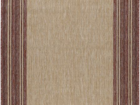 Trans Ocean Carmel 8425 24 Multi Border Red Area Rug by Liora Manne Sale