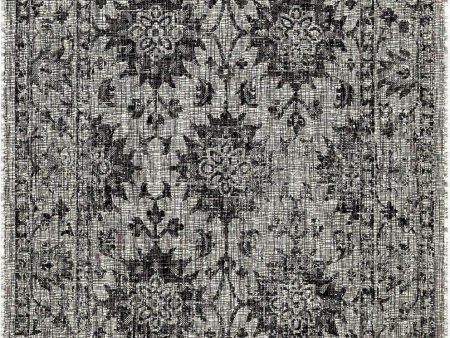 Trans Ocean Carmel 8418 48 Vintage Floral Black Area Rug by Liora Manne Supply