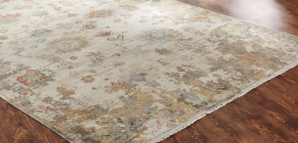 Ancient Boundaries Ancyra ANC-02 Parchment Area Rug Hot on Sale