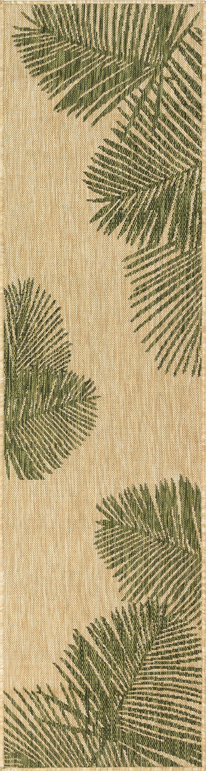 Trans Ocean Carmel 8439 06 Palm Green Area Rug by Liora Manne Discount