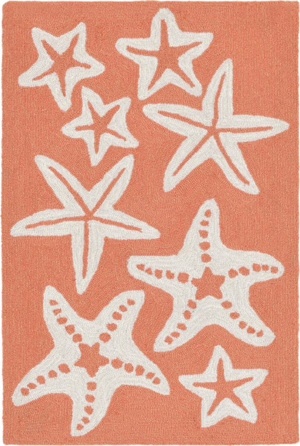 Trans Ocean Frontporch Starfish Orange by Liora Manne Discount