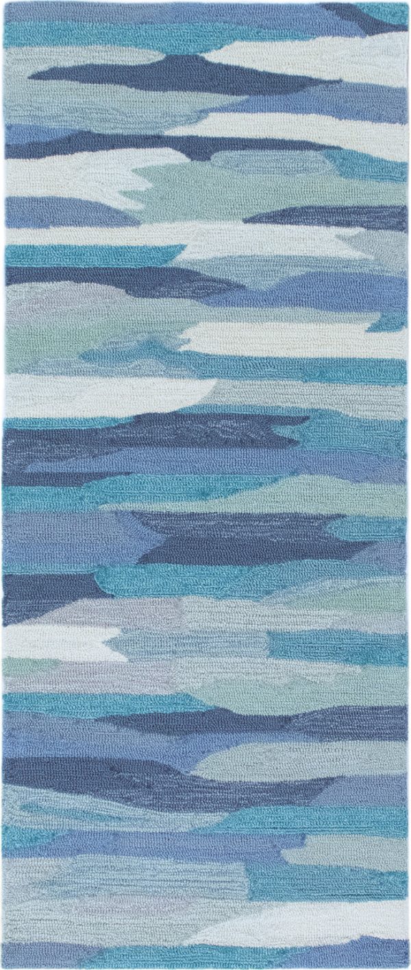 Trans Ocean Capri 1725 94 Cloud Blue Area Rug by Liora Manne Cheap