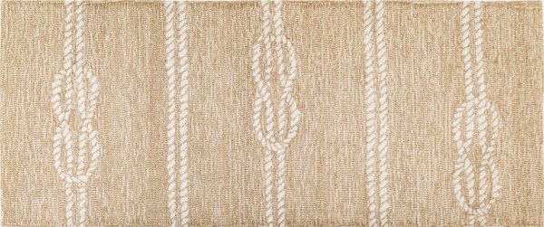 Trans Ocean Frontporch Ropes Ivory Cream by Liora Manne Sale