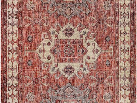 Trans Ocean Carmel 8409 24 Kilim Red Area Rug by Liora Manne Online Hot Sale