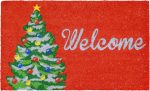 Trans Ocean Natura Winter Welcome Red by Liora Manne Cheap