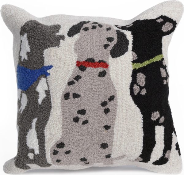 Trans Ocean Frontporch Three Dogs Multi by Liora Manne Online Hot Sale