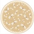 Trans Ocean Carmel 8440 22 Dragonfly Beige Area Rug by Liora Manne Online