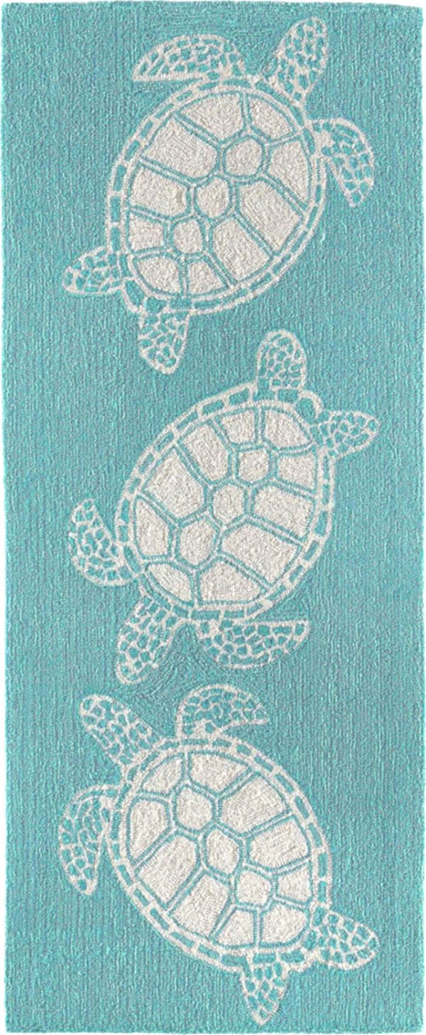 Trans Ocean Frontporch Turtle Blue by Liora Manne Fashion