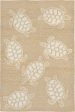 Trans Ocean Frontporch Turtle Ivory Cream by Liora Manne Hot on Sale