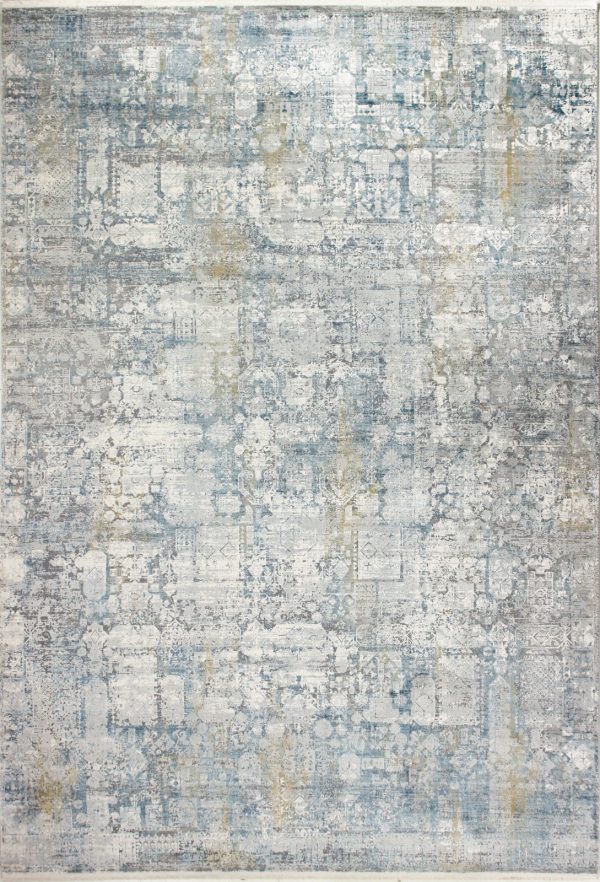 Bashian Allure A161-ALR105 Grey Blue Area Rug Online Hot Sale