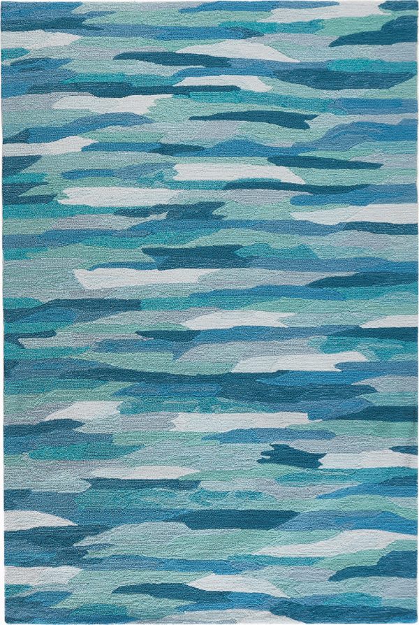 Trans Ocean Capri 1725 94 Cloud Blue Area Rug by Liora Manne Cheap