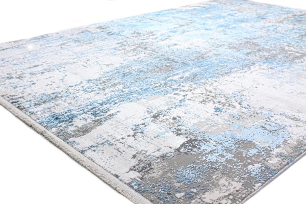 Bashian Allure A161-ALR118 Ivory Blue Area Rug Online Hot Sale