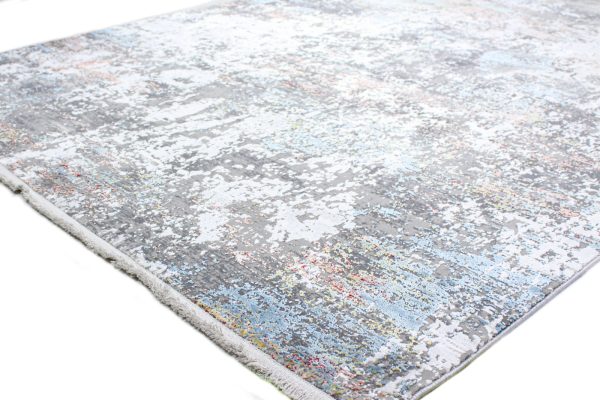 Bashian Allure A161-ALR120 Ivory Rust Area Rug For Sale