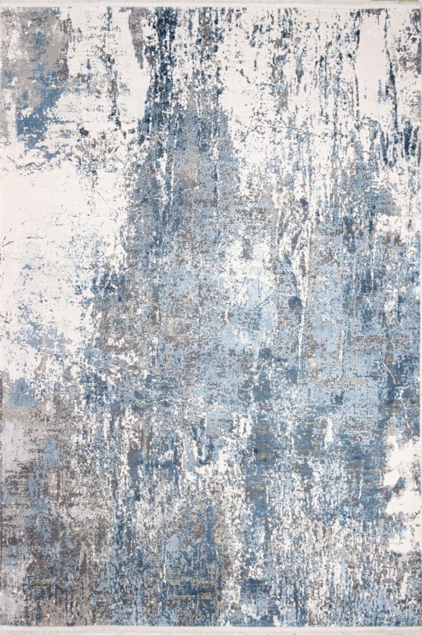 Bashian Allure A161-ALR118 Ivory Blue Area Rug Online Hot Sale