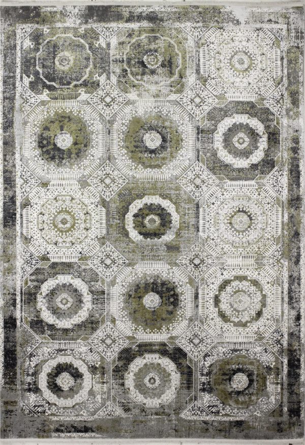 Bashian Allure A161-ALR127 Ivory Grey Area Rug For Discount